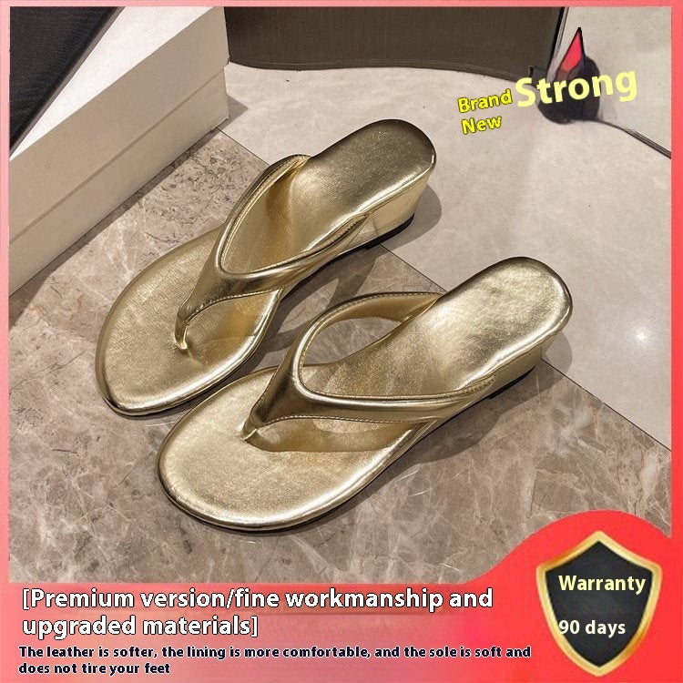Height Increasing Wedge Flip-flops Women's Flip-toe Sandals