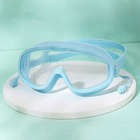 Transparent Blue Plain Bag