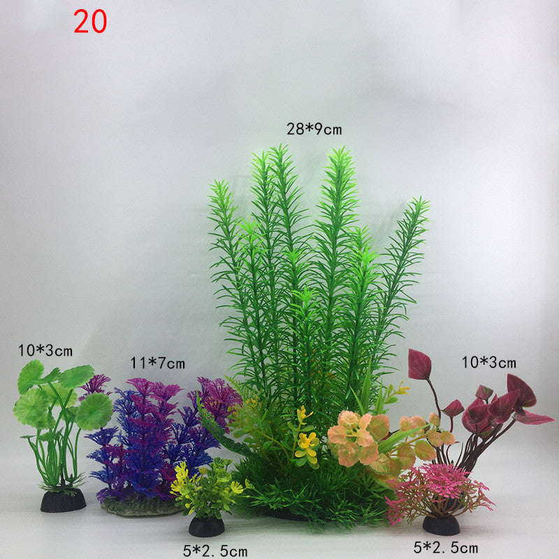 Fish Tank Decoration Simulation Water Plant Aquarium Landscaping