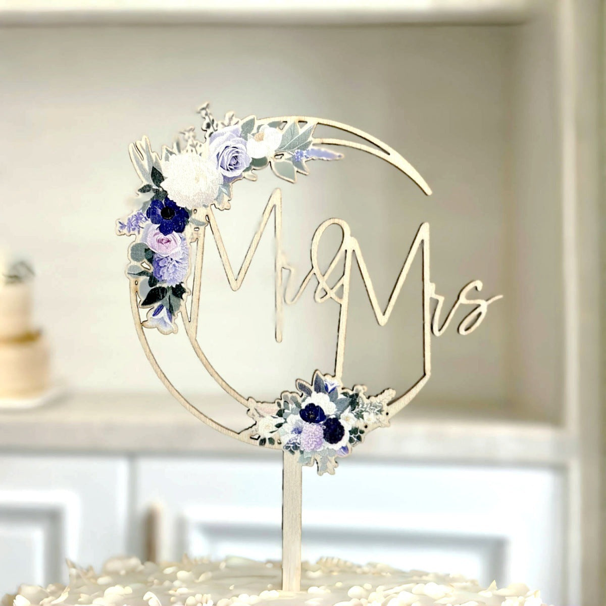 Stylish Ins-Style Colorful Acrylic Wedding Cake Decoration Plug-In