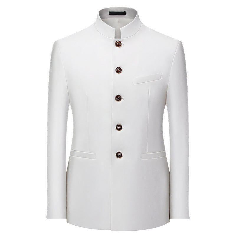 Men's Retro Business Casual Plus Size Small Suit Jacket
