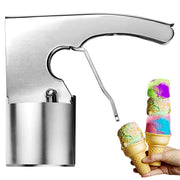 Old-Fashioned Big Ice Cream Scoop with Spring Trigger – Easy-Clean, Heavy-Duty Kitchen Gadget