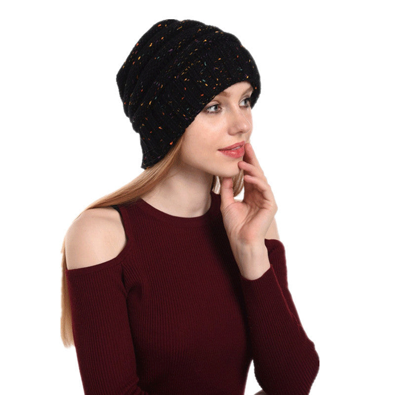 Simple Stylish Warm Knitted Woolen Winter Hat for Men and Women