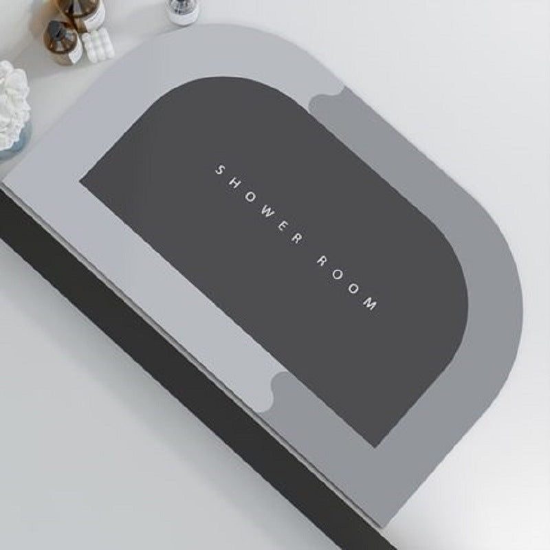 Absorbent Quick-Dry Rubber Bathroom Cushion – Non-Slip Floor Mat