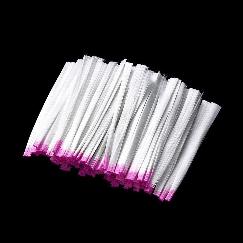 Nail Extender Tool Natural Anti-Cracking Fiber Silk Paperless Support