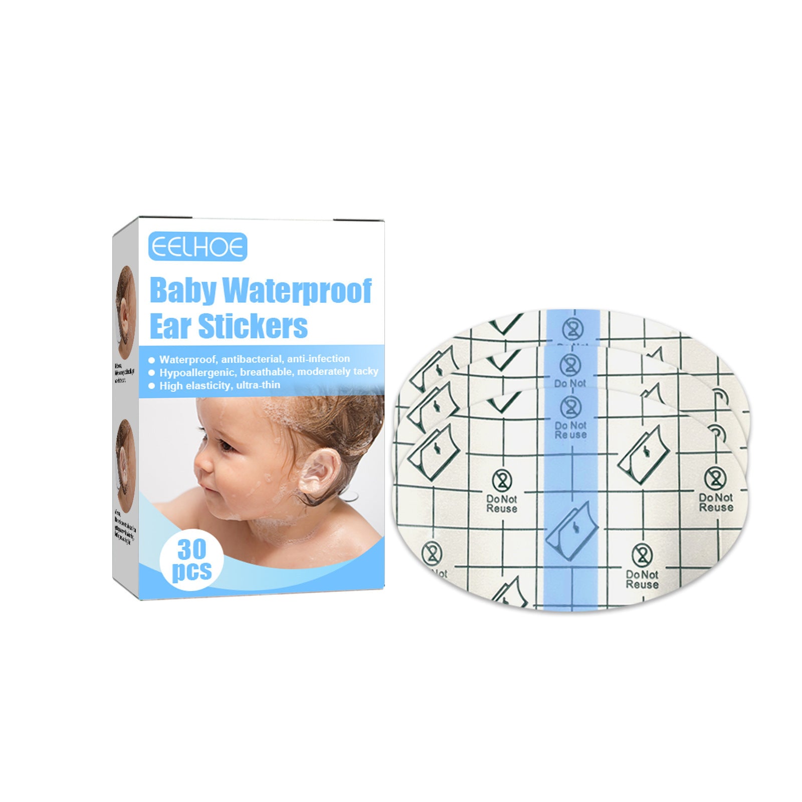 Baby Swimming Shampoo Ears Anti-water Ear Patch