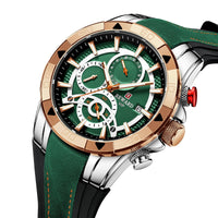 White shell green