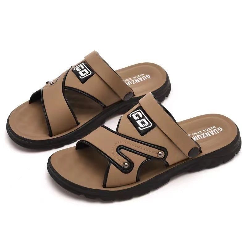 Mens Platform Sandals Non Slip Plastic Upper PVC Sole