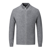 FallWinter Hot-selling Long Zipper Knitted Cardigan Men's Casual All-matching