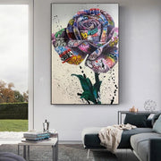 Frameless Wall Hanging Art – Canvas Painting for Bedroom Decoration
