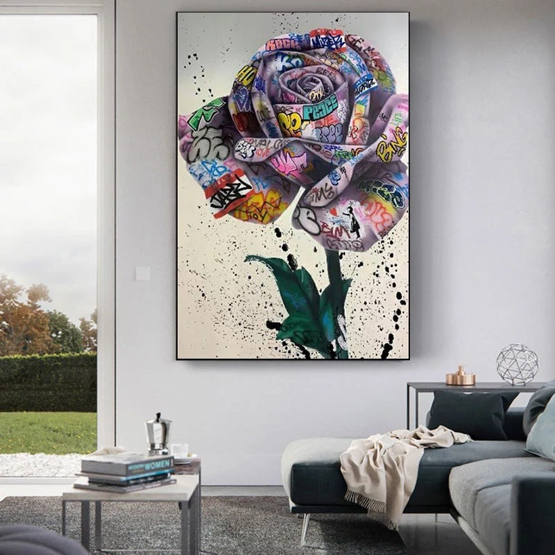 Frameless Wall Hanging Art – Canvas Painting for Bedroom Decoration