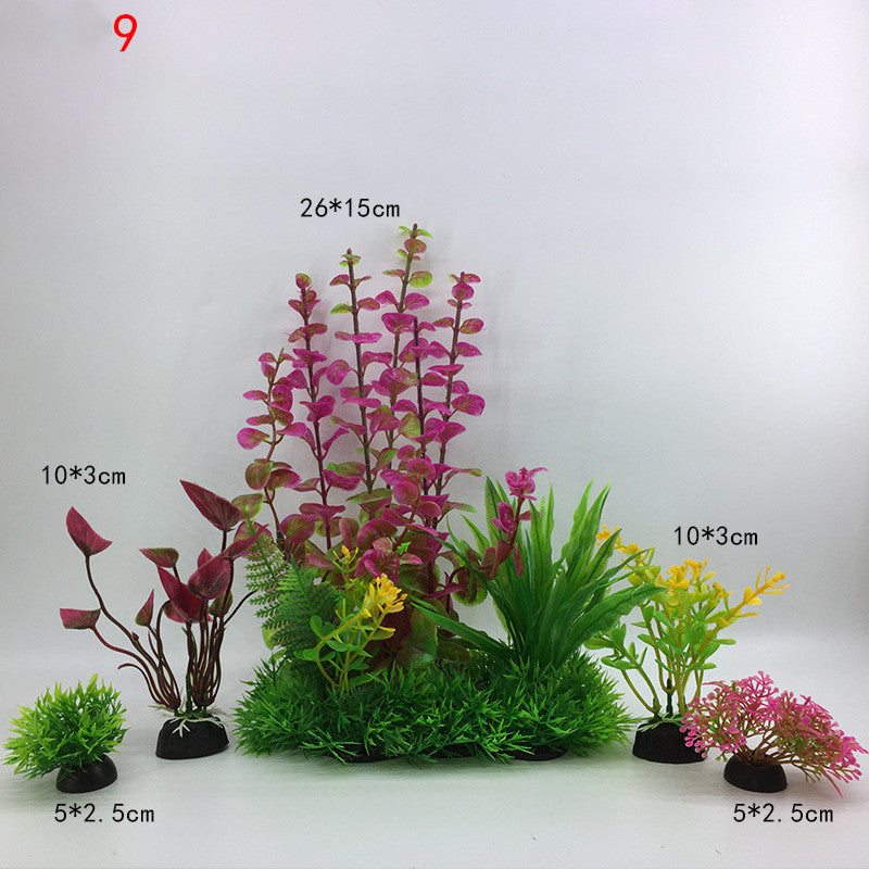 Fish Tank Decoration Simulation Water Plant Aquarium Landscaping