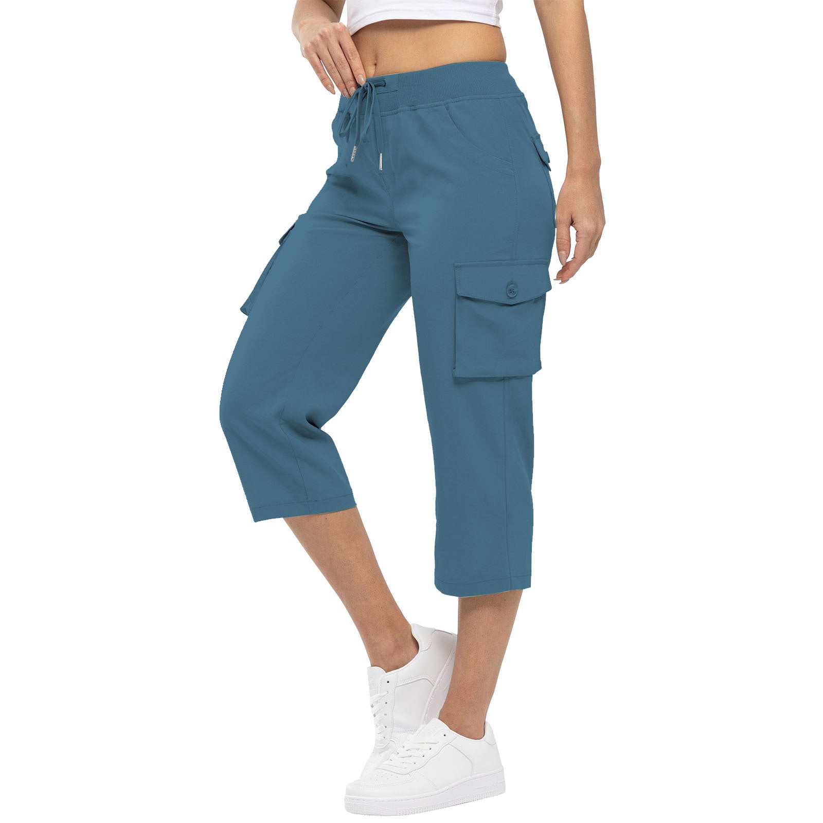 Cotton Casual Pants – Women’s Loose Fit Breathable Everyday Trousers