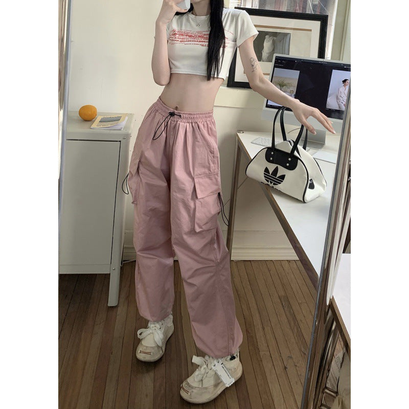 Men’s Fashion Loose Straight All-Match Casual Trousers