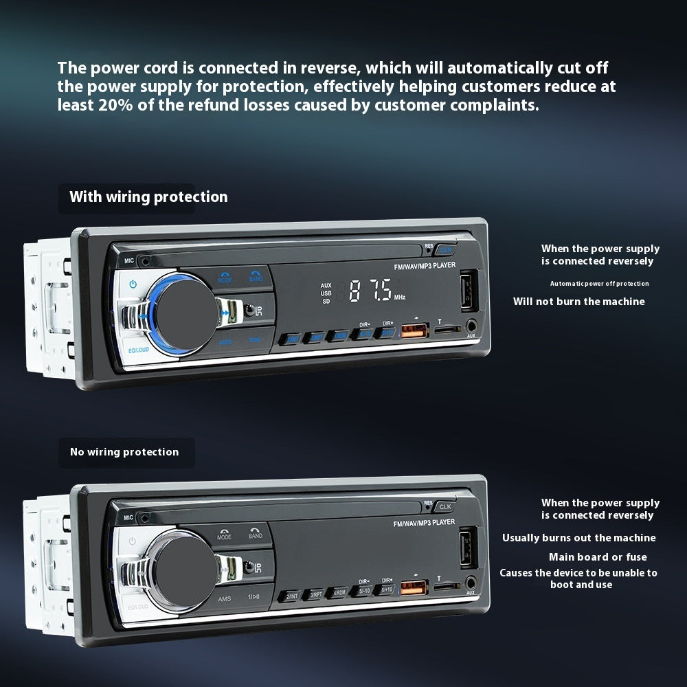 Universal Automotive MP3 Player Lossless Sound Quality Automobile Radio Player