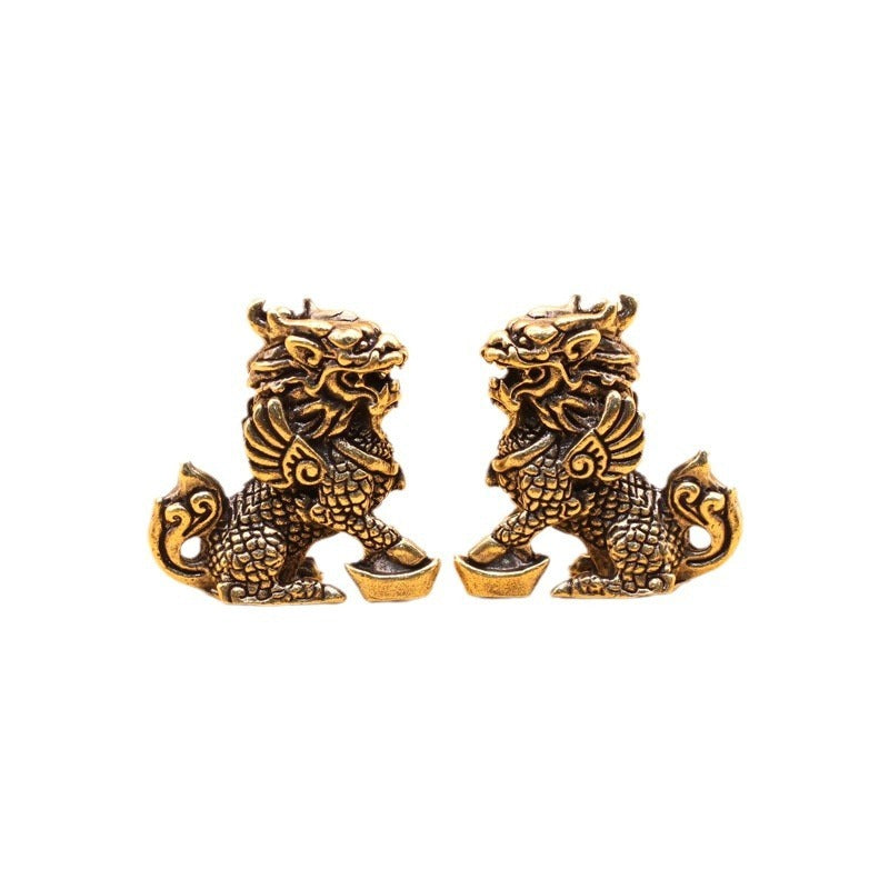 Brass Crafts A Pair Bringing Fortune Ornaments