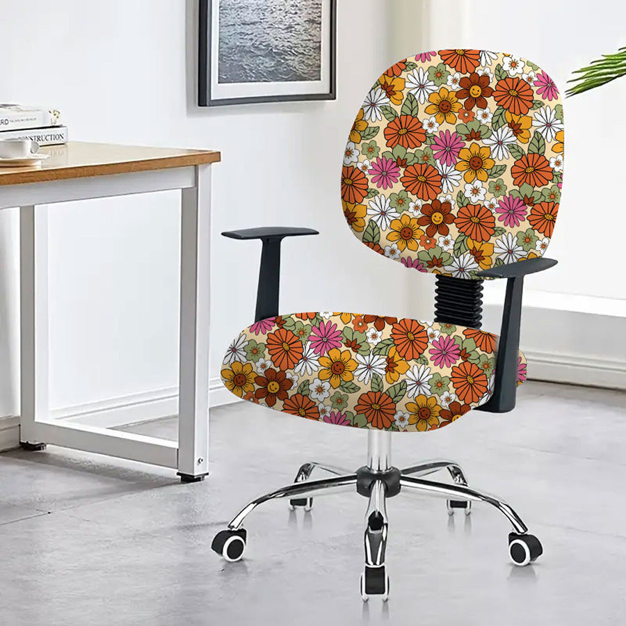 Universal Elastic Polyester Office Computer Chair Armrest Cover