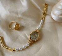 Gold Strap White Noodles