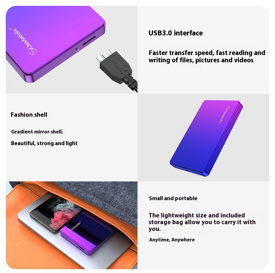 1TB External Mobile Hard Disk – Large Capacity Portable Storage