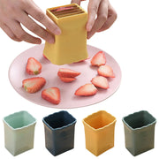 Stainless Steel Cup Slicer – Multi-purpose Fruit, Egg, and Vegetable Cutter