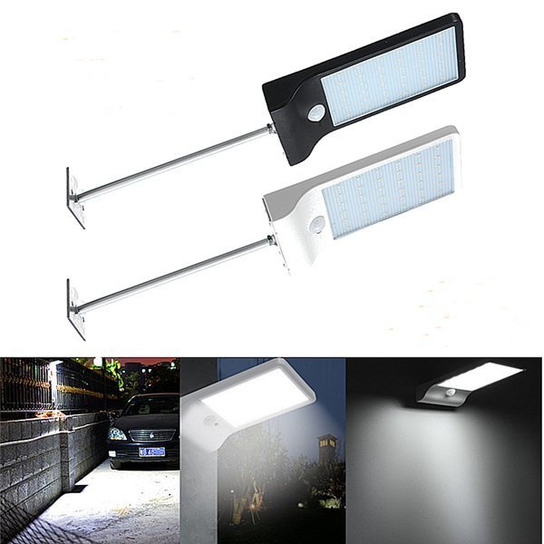 36LED Solar Human Body Induction Outdoor Waterproof Courtyard Wall Lamp