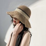 Women's Summer Foldable All-match Handmade Straw Hat