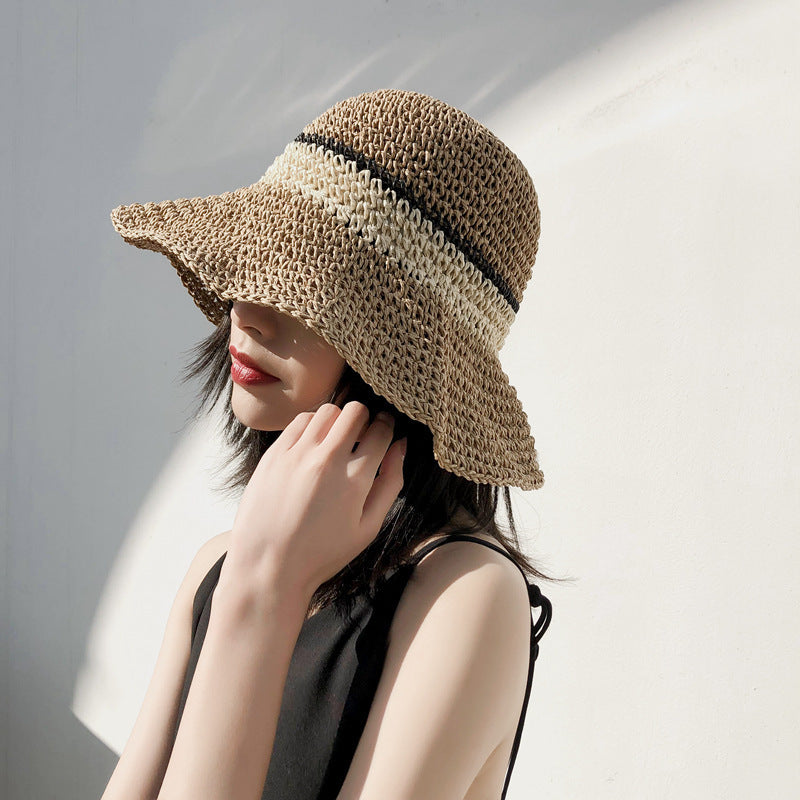 Women's Summer Foldable All-match Handmade Straw Hat