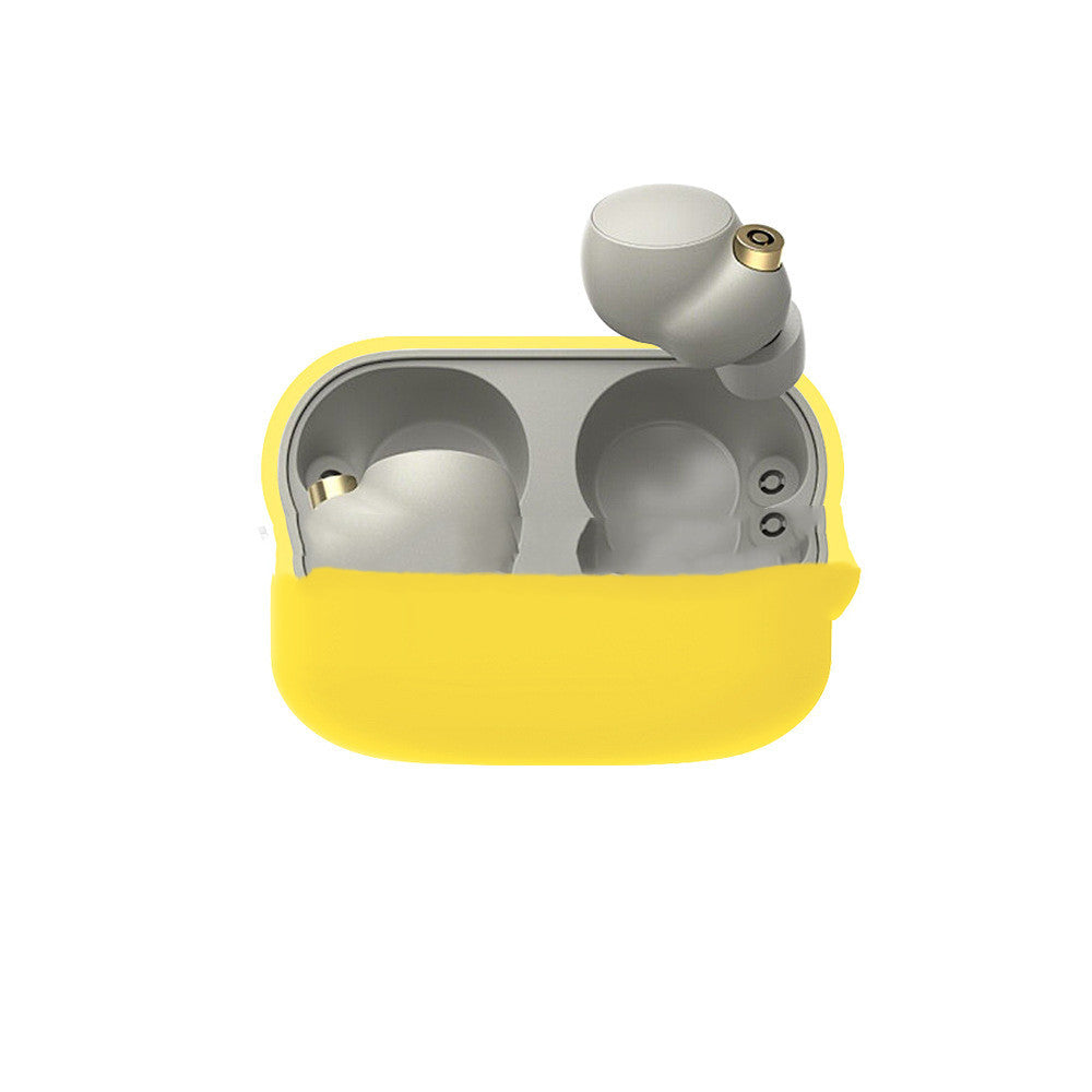 Compatible with Apple, Suitable For   WF-1000XM4 Bluetooth Headset Protective Cover  Silicone Shell Charging Warehouse Storage Bag
