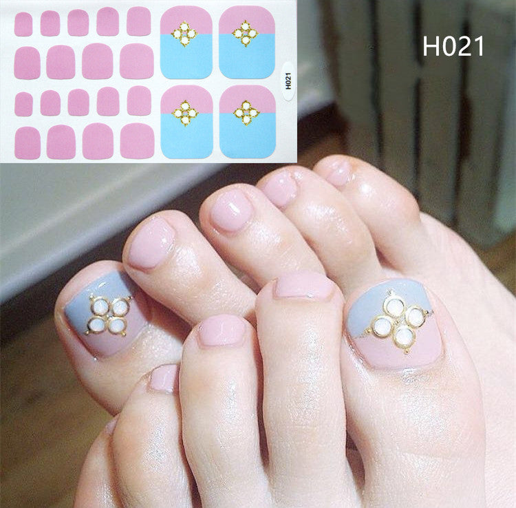 Toenail Sticker Mask Craft Summer