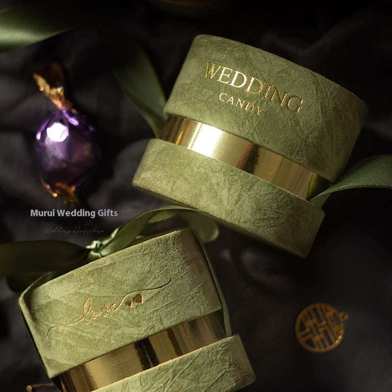 Velvet Cloth Wedding Simple Mori Gift Box