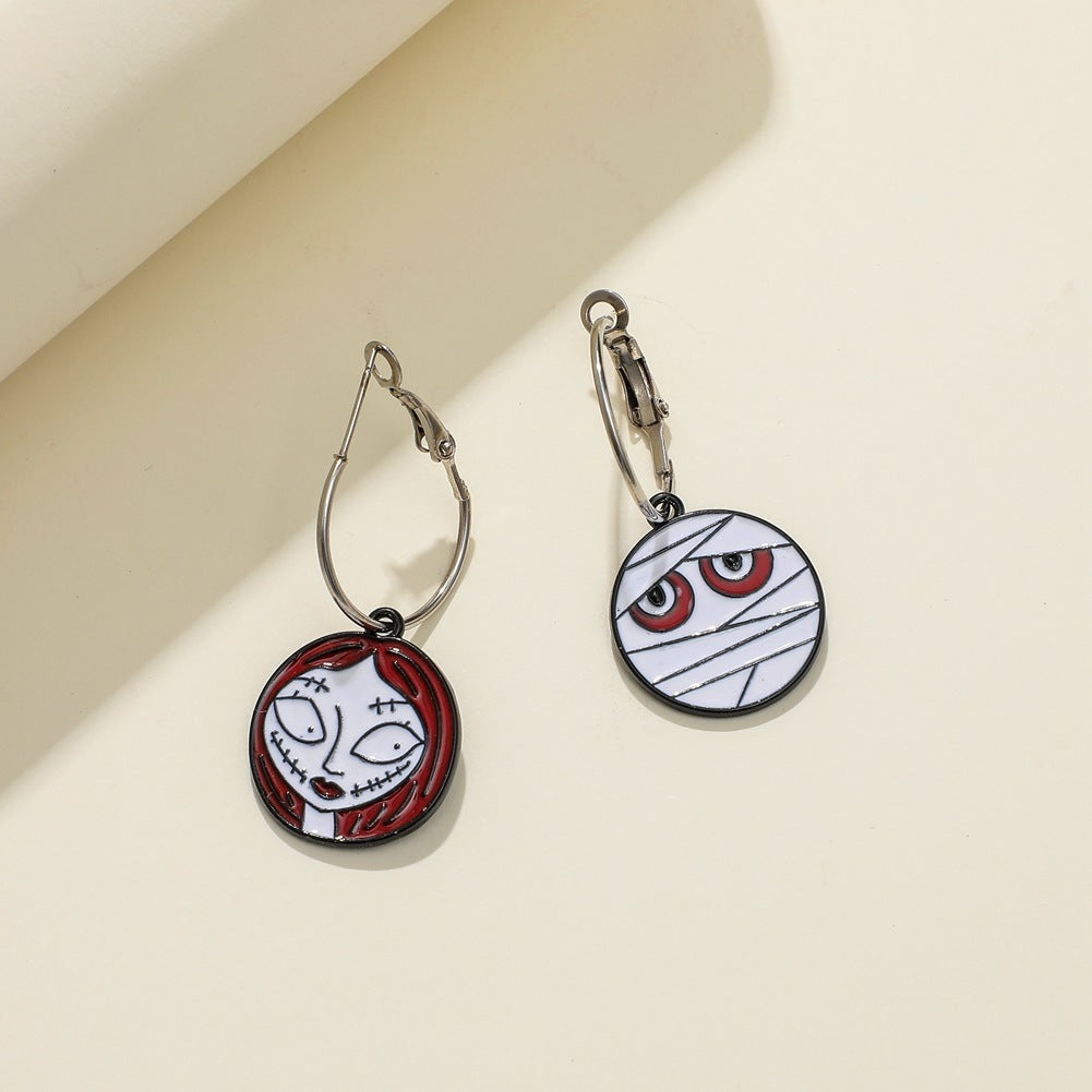 Halloween Accessories Horror Funny Skull Necklace