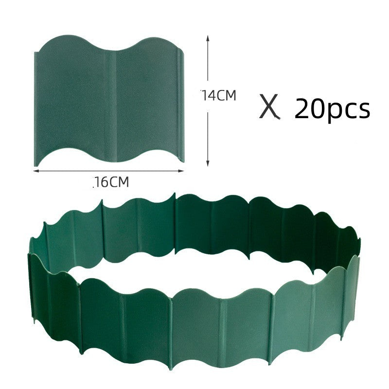 Outdoor Small Fence Garden Lawn Fence Plastic Anti-corrosion