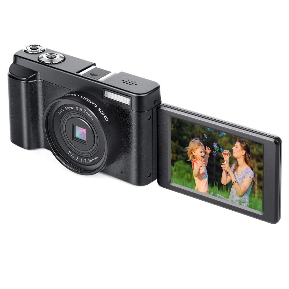 24MP CMOS Digital Camera with 16x Optical Zoom and 3.0" LCD Screen, Night Vision & Recording