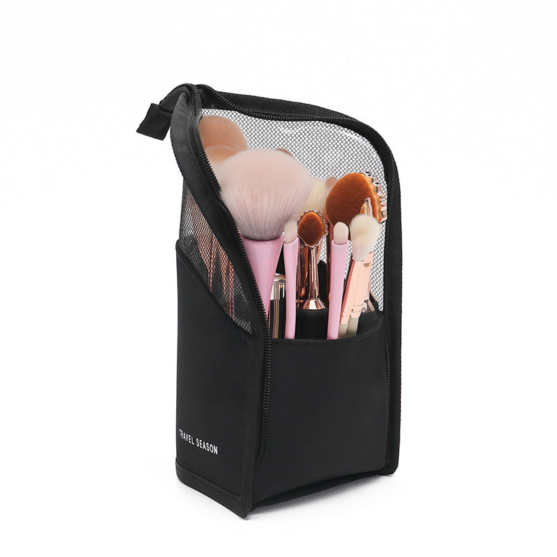 Vertical Makeup Brush Storage Bag – Large Capacity Home Organizer