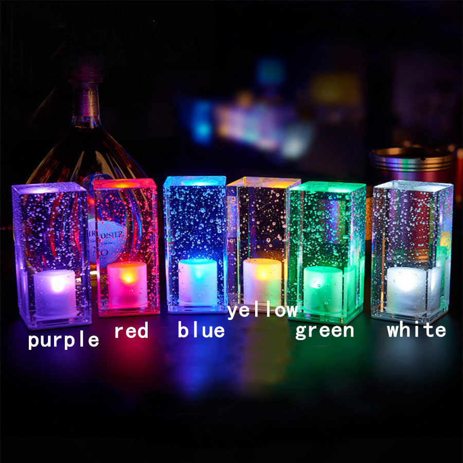 Bar Table Lamp LED Rechargeable Bar Table Lamp Night Light Clear Bar Table Lamp