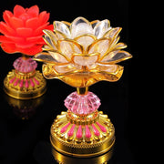 Lotus Lamp Colorful Gradient Home