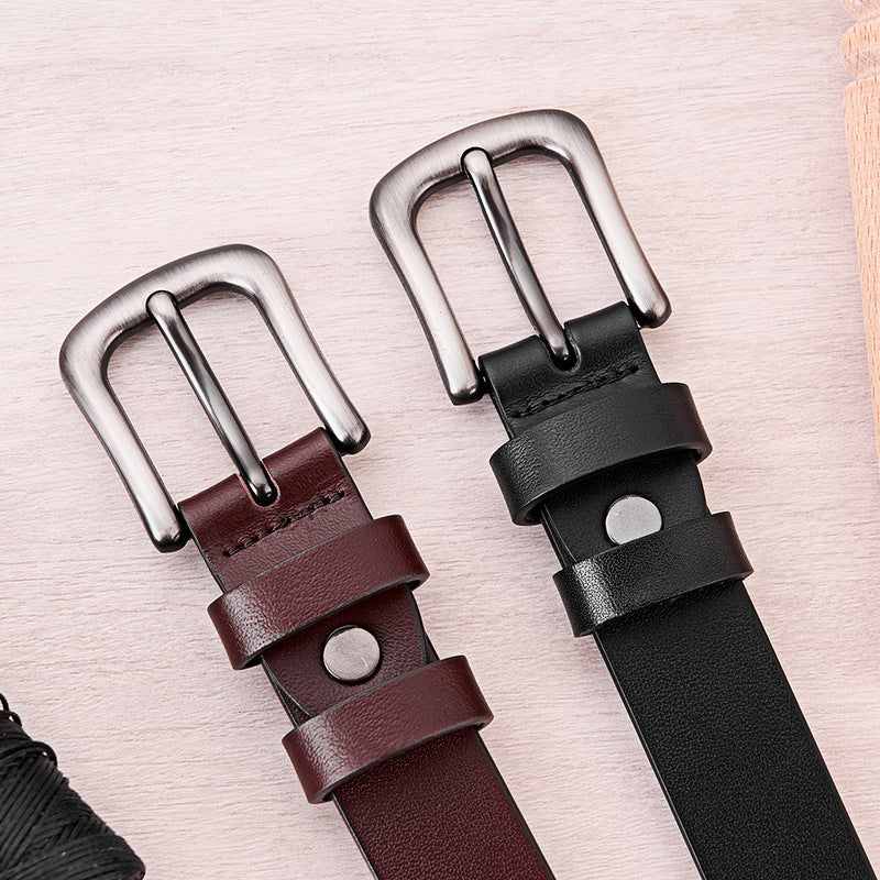 Women's First Layer Cow Leather Belt