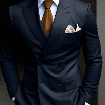 Men's Printed Suit Jacket Fashion Casual