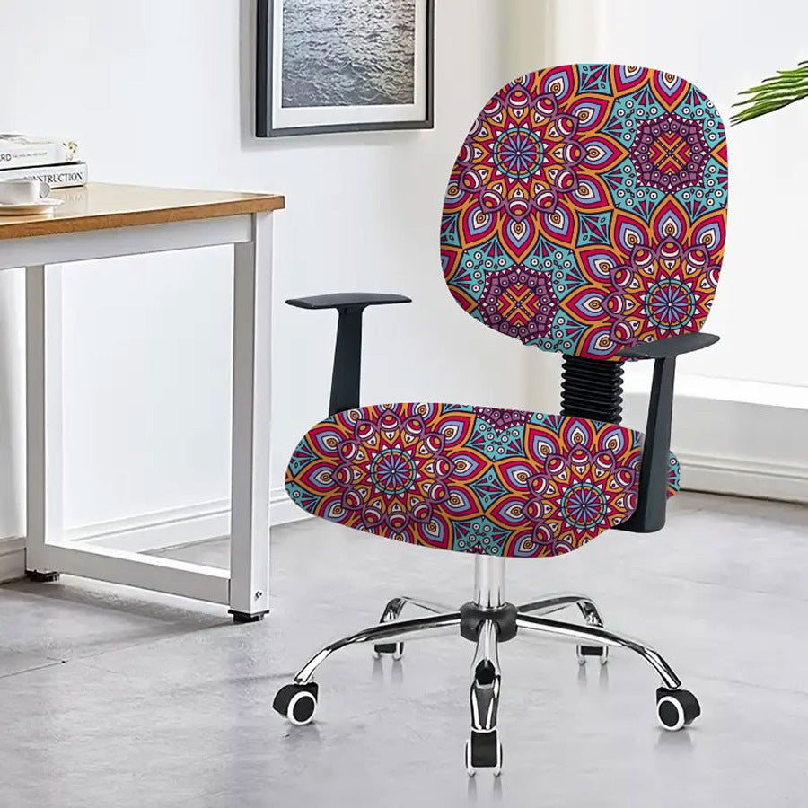 Universal Elastic Polyester Office Computer Chair Armrest Cover