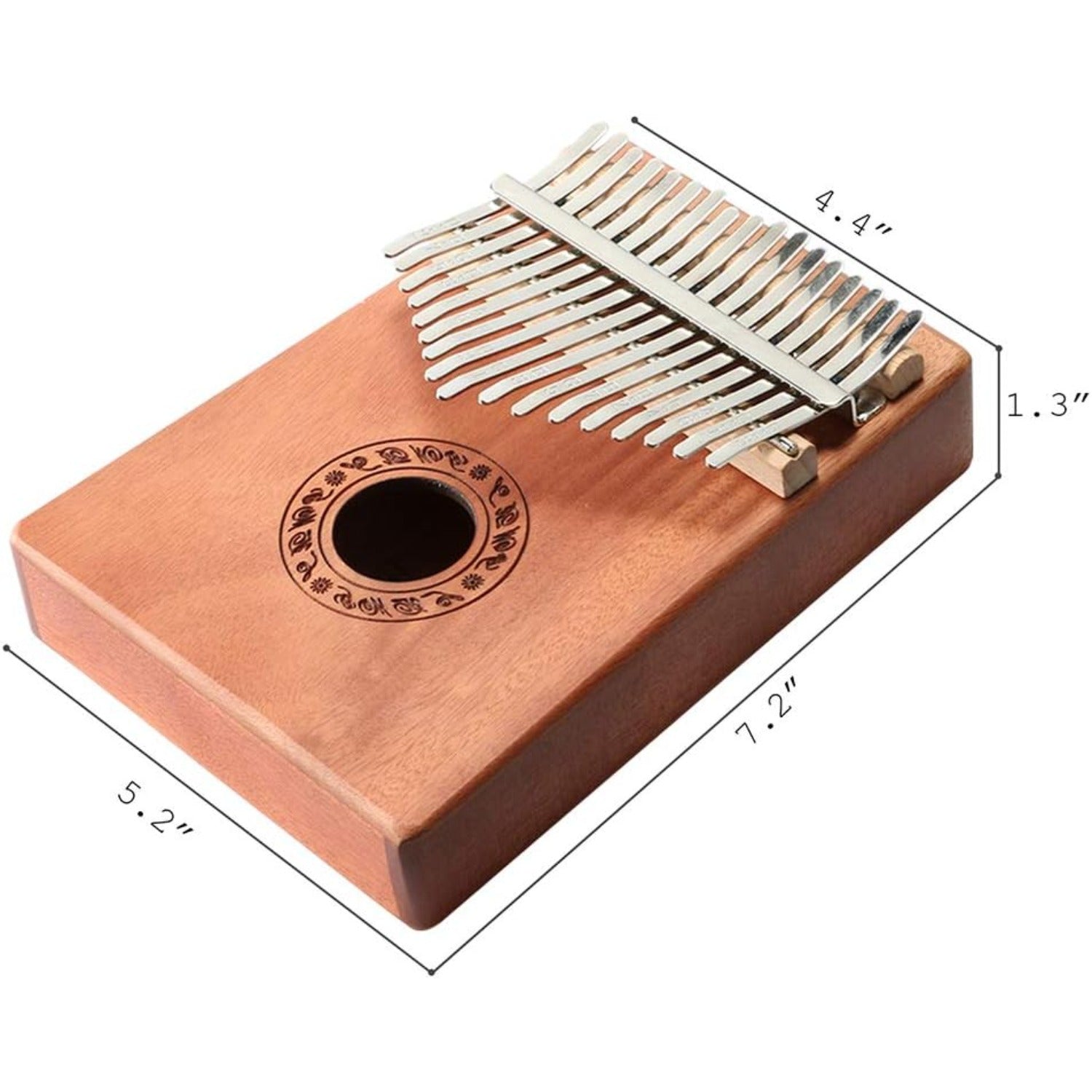 Thumb Piano 17 Keys, Portable Mbira Finger Piano Gifts For Adults Music Instrument Thumb Pianos