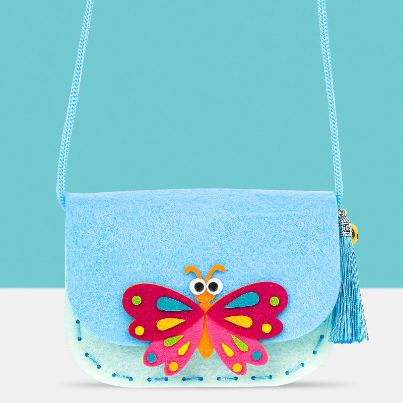 Cartoon Non-Woven Bag DIY Craft Kit – Kindergarten Educational Paste Toy Set