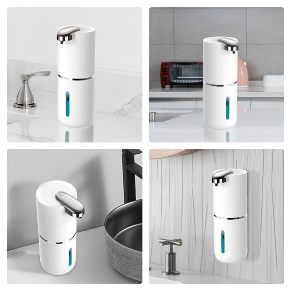 380ml Touchless Foam Soap Dispenser – Wall-Mounted Automatic Infrared Sensor Sanitizer Dispenser