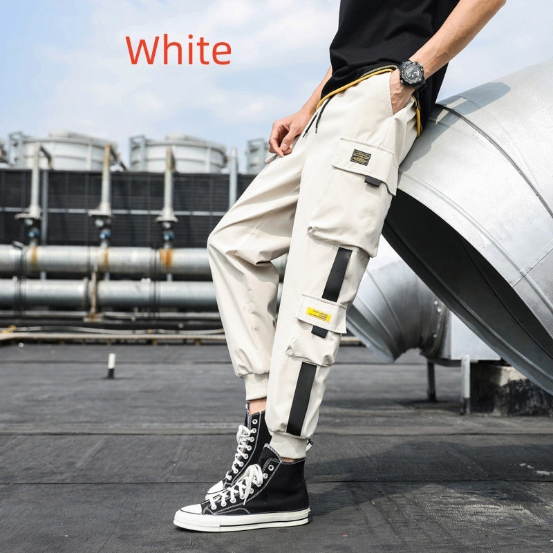 Men’s Casual Workwear Nine-Point Harem Pants – Loose Fit