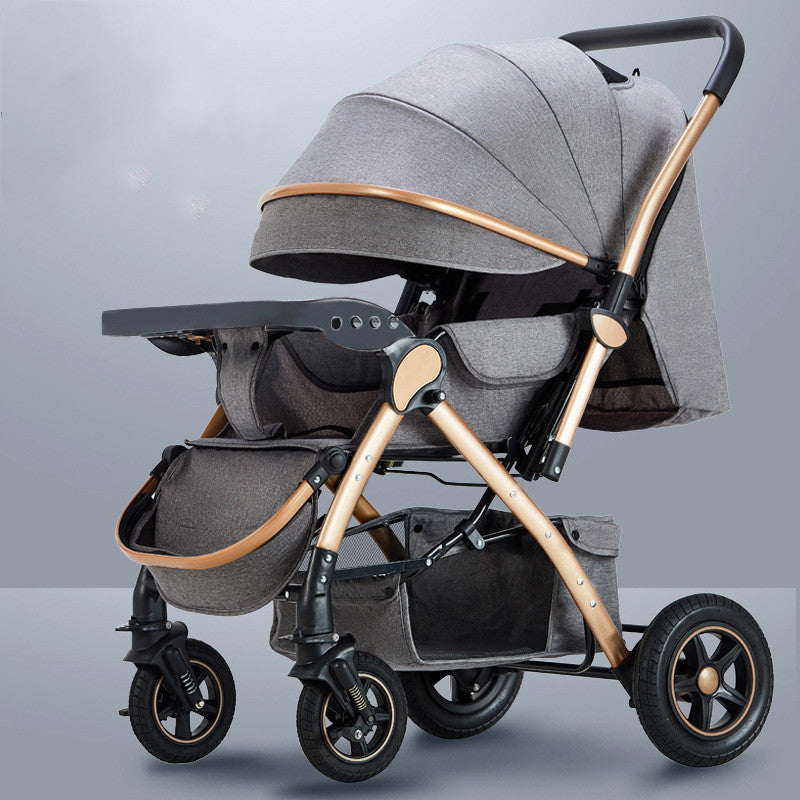 Lightweight Foldable Baby Stroller – One-Hand, Travel-Friendly