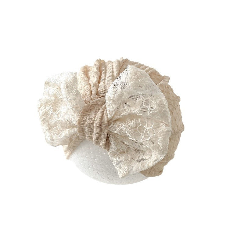Solid Color Bowknot Fashion Personalized Baby Hat