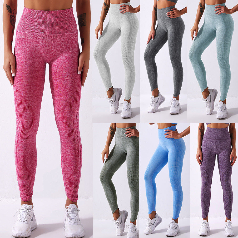 Women’s Seamless Yoga Leggings – High-Waist Compression Fitness Tights