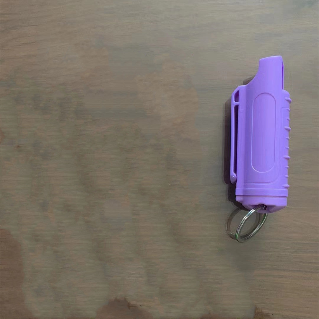 Palm Pepper Spray Shell ABS Spray Keychain