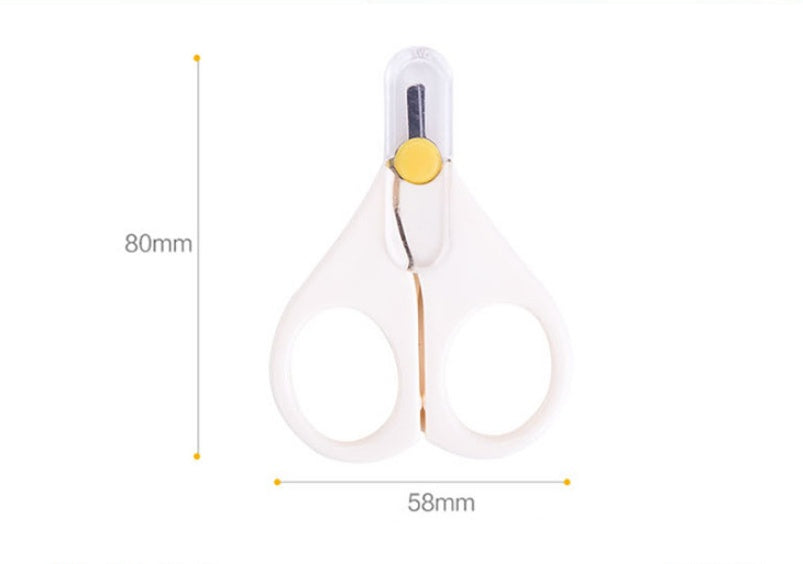 Baby Round Head Nail Trimmer – Anti-Meat Safety Clippers for Newborns