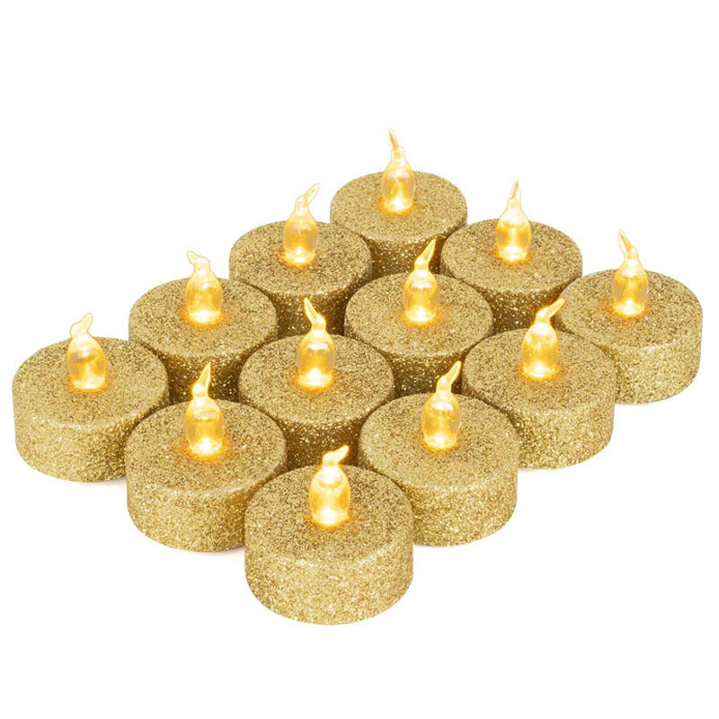 LED Electronic Candle Color Housing Atmosphere Decorative Light