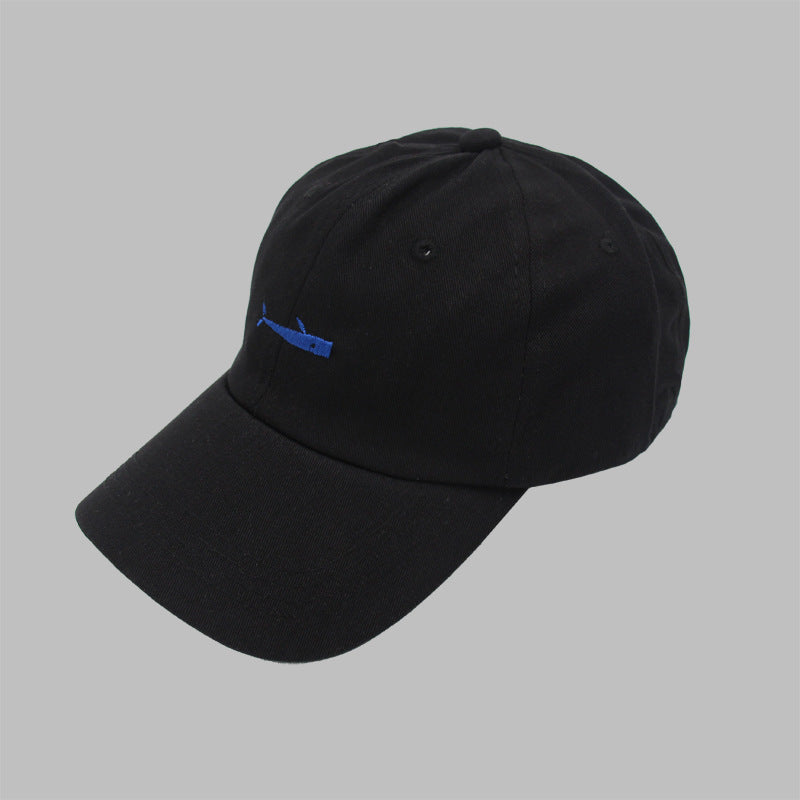 Embroidered Print Adjustable Versatile Baseball Cap